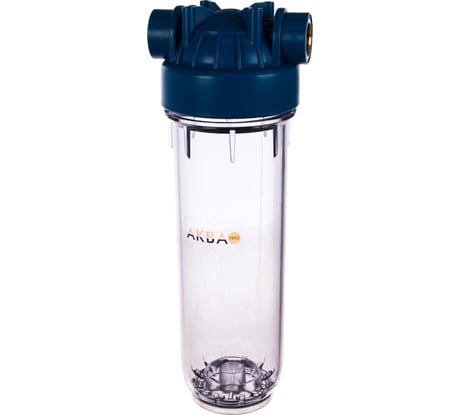 Корпус АКВА ПРО 10SL ХВС 3/4" прозрачный, ключ и скоба FHPR34 445