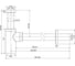 Металлический сифон для раковины Wellsee Drainage System 182104000 2