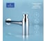 Металлический сифон для раковины Wellsee Drainage System 182104000 3