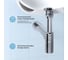 Металлический сифон для раковины Wellsee Drainage System 182104000 4