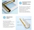Металлический сифон для раковины Wellsee Drainage System 182116000 5