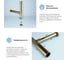 Металлический сифон для раковины Wellsee Drainage System 182116000 6