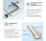 Металлический сифон для раковины Wellsee Drainage System 182126000 5