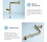 Металлический сифон для раковины Wellsee Drainage System 182126000 6