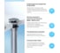 Металлический донный клапан для раковины Wellsee Drainage System 182139000 5