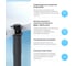 Донный клапан для раковины Wellsee Drainage System с переливом 182130000 5
