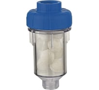 Фильтр-колба GRIALE полифосфатный 3/4" для стиральных и посудомоечных, защита от накипи и налета ФКСМПФ