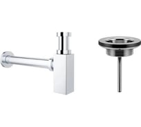 Сифон для раковины с выпуском Wellsee Drainage System 182109005