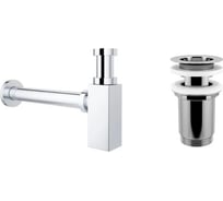 Сифон для раковины с выпуском Wellsee Drainage System 182109004