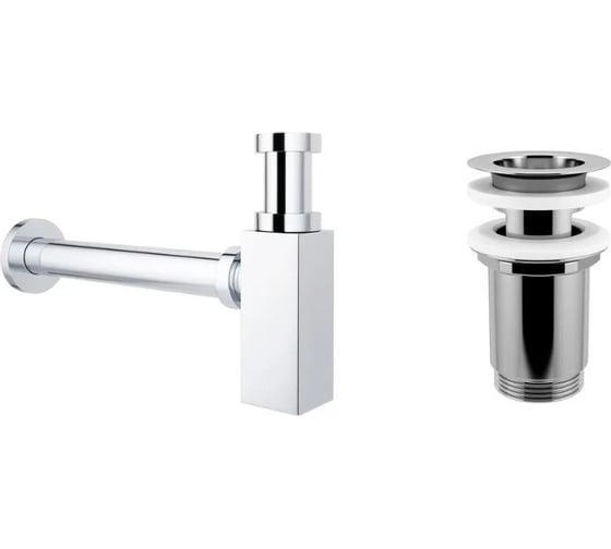 Сифон для раковины с выпуском Wellsee Drainage System 182109004