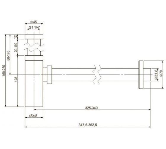 Сифон Wellsee Drainage System 182110000
