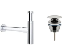 Сифон для раковины с донным клапаном Wellsee Drainage Systemв наборе 2 в 1 182119003