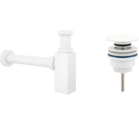 Сифон для раковины с донным клапаном Wellsee Drainage System 182113003
