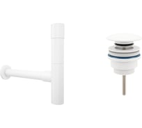 Сифон для раковины с донным клапаном Wellsee Drainage System 182118003