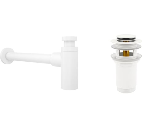 Сифон для раковины с донным клапаном Wellsee Drainage System 182108001