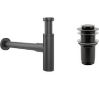 Сифон для раковины с донным клапаном Wellsee Drainage Systemв наборе 2 в 1 182120002