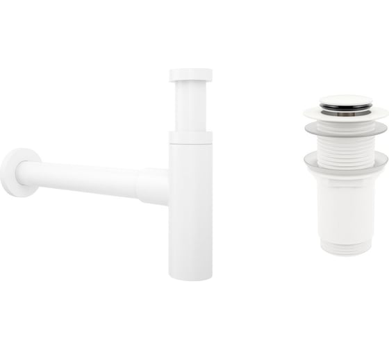 Сифон для раковины с донным клапаном Wellsee Drainage System 182123002