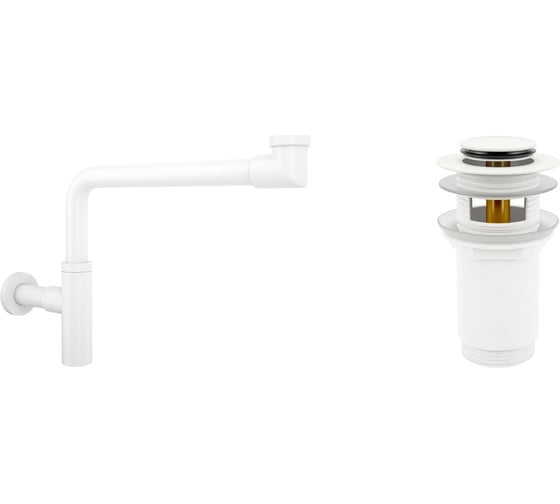 Сифон для раковины с донным клапаном Wellsee Drainage System 182128001 1