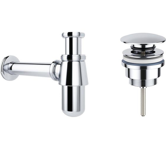 Сифон для раковины с донным клапаном Wellsee Drainage System 182103003