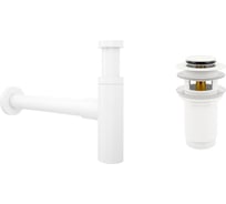Сифон для раковины с донным клапаном Wellsee Drainage System 182123001