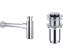 Сифон для раковины с донным клапаном Wellsee Drainage System 182104002
