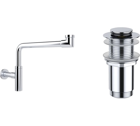 Сифон для раковины с донным клапаном Wellsee Drainage System 182124002