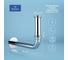 Сифон для раковины, набор 2 в 1 Wellsee Drainage System 182101001 2