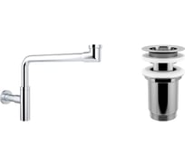 Сифон для раковины, набор 2 в 1 Wellsee Drainage System 182124004