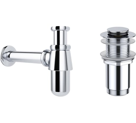 Сифон для раковины с донным клапаном Wellsee Drainage System 182103002