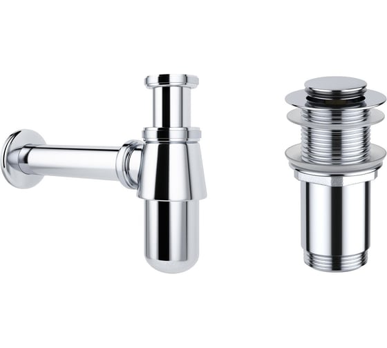 Сифон для раковины с донным клапаном Wellsee Drainage System 182103002 1