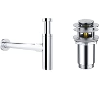 Сифон для раковины с донным клапаном Wellsee Drainage System 182119001