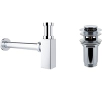 Сифон для раковины с донным клапаном Wellsee Drainage System 182109001