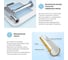 Сифон для раковины с донным клапаном Wellsee Drainage System 182109001 3