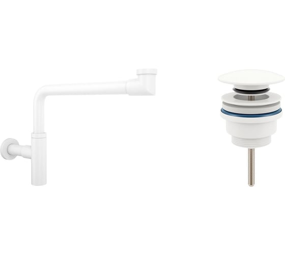 Сифон для раковины с донным клапаном Wellsee Drainage System 182128003