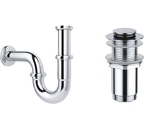 Сифон для раковины с донным клапаном Wellsee Drainage System 182102002