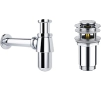 Сифон для раковины с донным клапаном Wellsee Drainage System 182103001