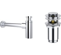 Сифон для раковины с донным клапаном Wellsee Drainage System 182104001