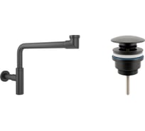 Сифон для раковины с донным клапаном Wellsee Drainage Systemв наборе 2 в 1 182125003