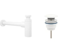 Сифон для раковины с донным клапаном Wellsee Drainage Systemв наборе 2 в 1 182108003