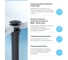 Сифон для раковины с донным клапаном Wellsee Drainage Systemв наборе 2 в 1 182105003 8