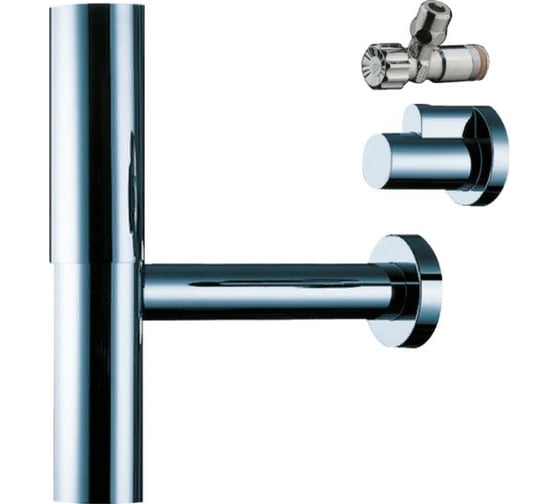 Сифон + два угловых вентиля HANSGROHE 52120000 Flowstar 00000008543