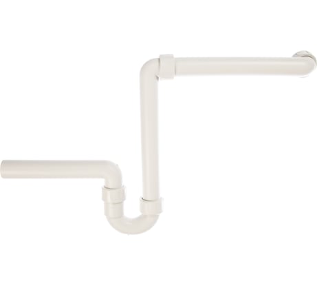 U-образный сифон GEBERIT 151.107.11.1 ПП белый с отводом 00000004980