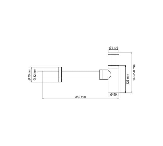 Сифон для раковины WasserKRAFT A093
