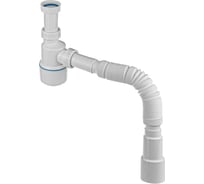 Сифон для раковины MasterProf 1.1/4" х 32 мини (вып.с нерж.решёткой) с унив. г. т. 40 х 32/40/50 ИС.110681