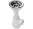 Сифон для кухонной мойки MasterProf 3.1/2"х40, для раковины на кухню, пластиковый шток, 40х40/50 ИС.110689 3
