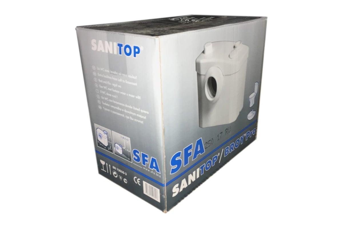 Насос-измельчитель SFA SANITOP - выгодная цена, отзывы, характеристики ...