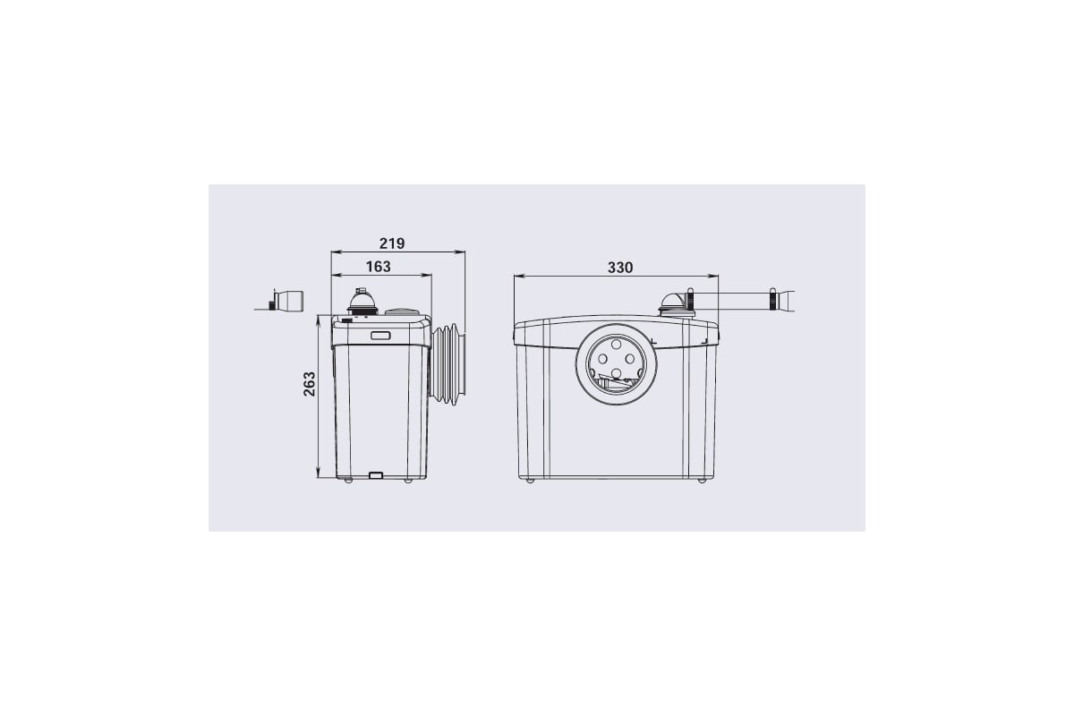 Насос-измельчитель SFA SANIBROYEUR SXSTD - выгодная цена, отзывы ...