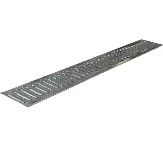 Пластиковый лоток Gidrolica dn100, h100 мм, с нержавеющей решеткой, класс a15 804503