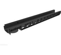 Пластиковый лоток Gidrolica dn100 h80 мм с нержавеющей решеткой класс a15 803503