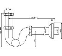 Сифон NOBILI AV00105/2CR 00000036572